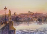Prague Castle at Sunset